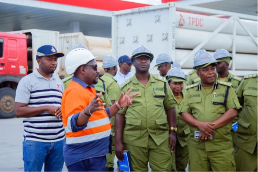 Police heads visited natural gas infrastructure facilities